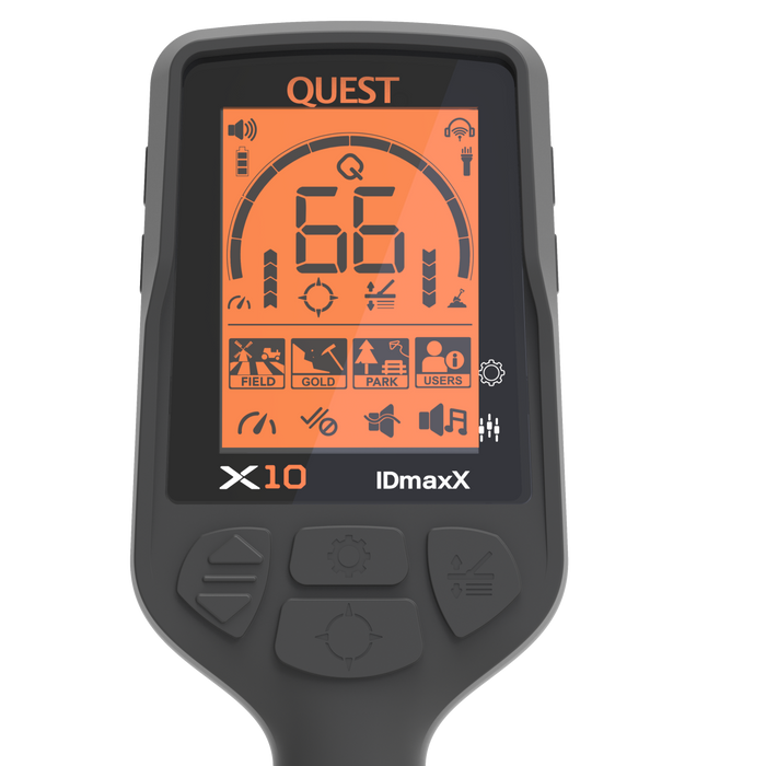 QUEST X10 IDMAXX METAL DETECTOR BUNDLE