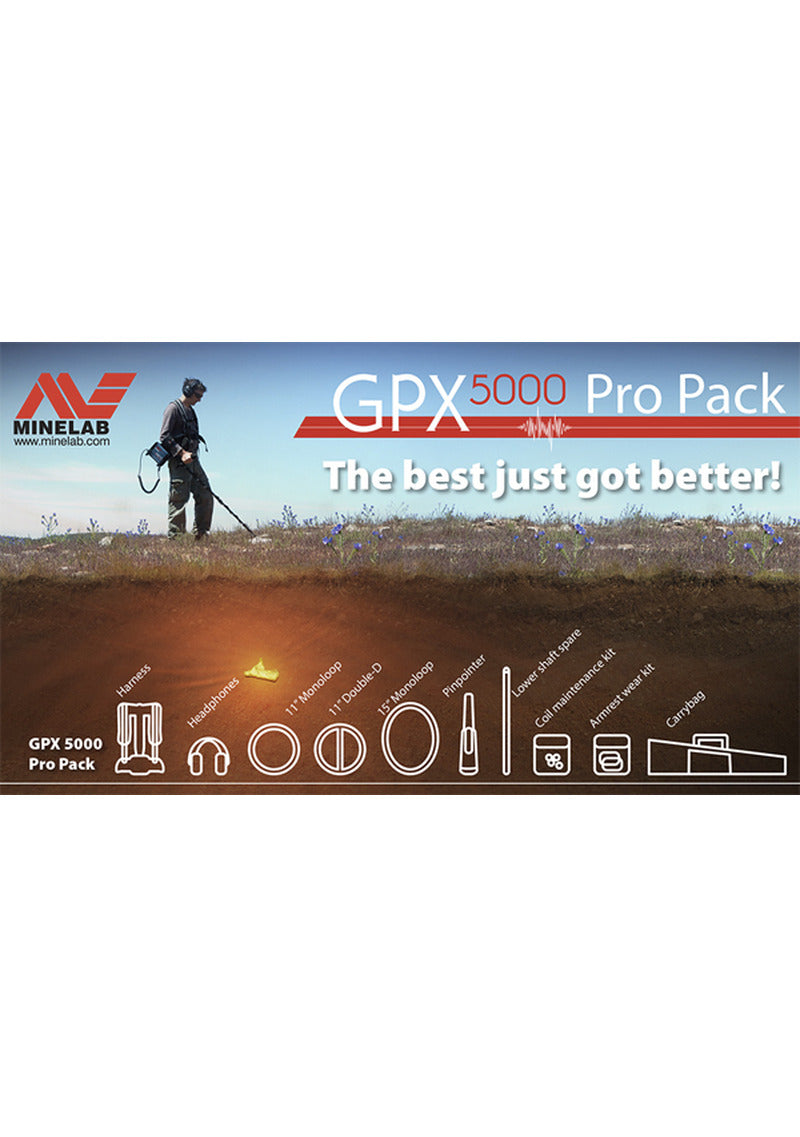 Minelab GPX 5000 Standard Pack - Detectorist Direct