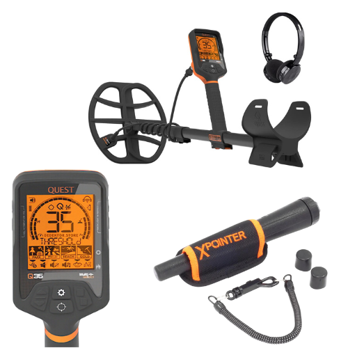 QUEST Q35 METAL DETECTOR + QUEST X POINTER