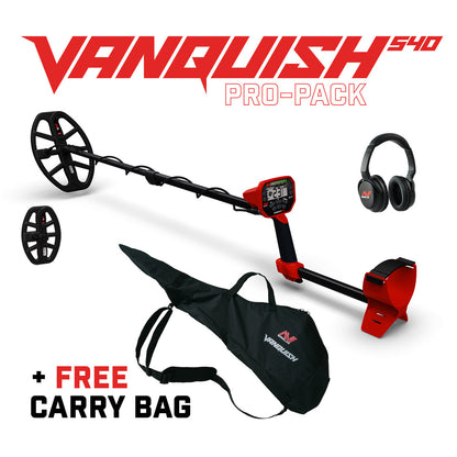 Minelab Vanquish 540 Pro-Pack + Free Carry Bag