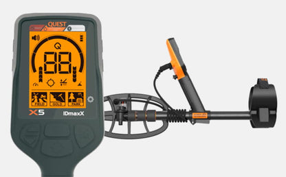QUEST X5 IDMAXX METAL DETECTOR + FREE X POINTER