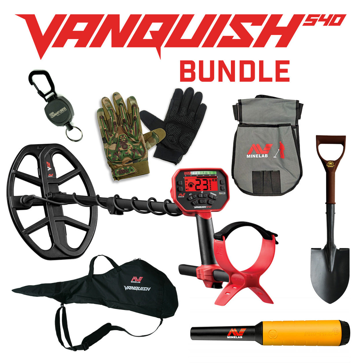 Minelab Vanquish 540 Bundle Deal