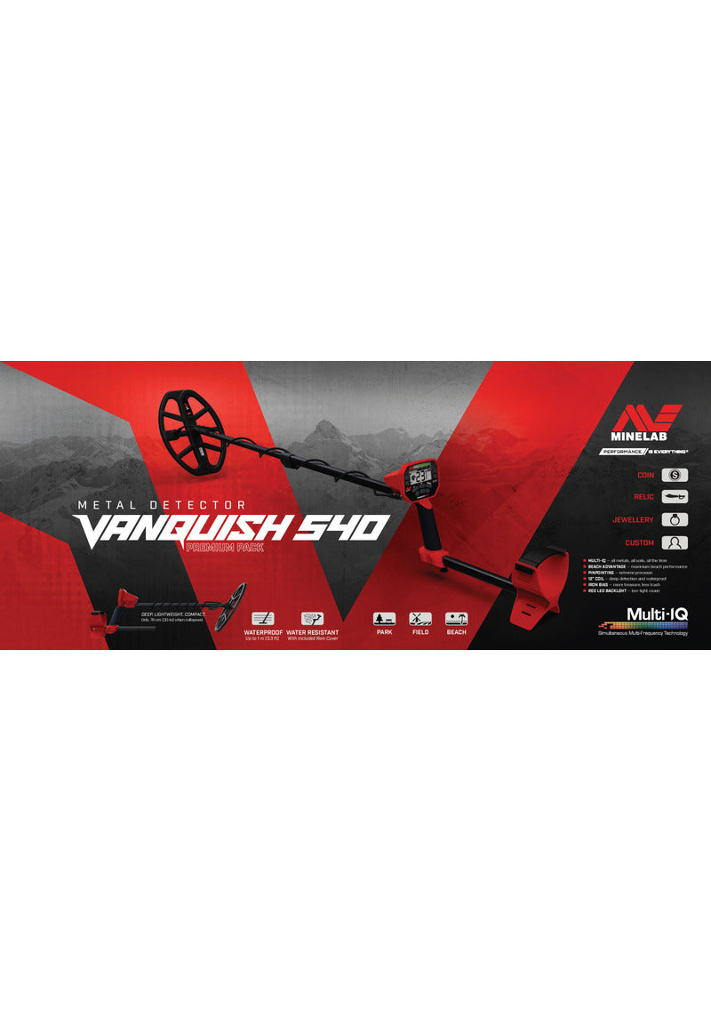 Minelab Vanquish 540 + Free Carry Bag
